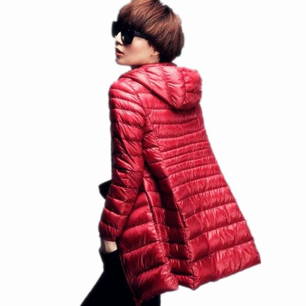 women's down & parkas plus size 6xl long ultra light duck jacket women autumn and winter hooded show thin 90% parka silm coat vsir, Black
women's down & parkas plus size 6xl long ultra light duck jacket women autumn and winter hooded show thin 90% parka silm coat vsir, Black