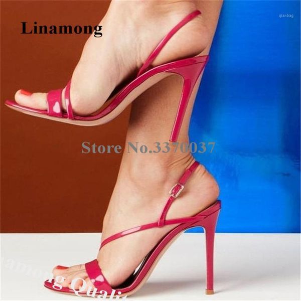 sandals linamong elegant open toe patent leather thin straps cross stiletto heel gladiator rose pink white nude high sandal1, Black
sandals linamong elegant open toe patent leather thin straps cross stiletto heel gladiator rose pink white nude high sandal1, Black