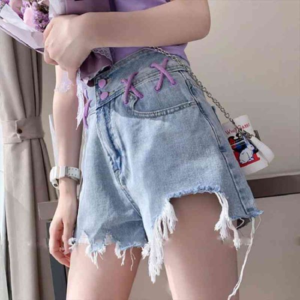 ripped denim shorts female korean ins preppy style kawaii casual loose high waist streetwear summer harajuku ulzzang shorts, White;black
ripped denim shorts female korean ins preppy style kawaii casual loose high waist streetwear summer harajuku ulzzang shorts, White;black
