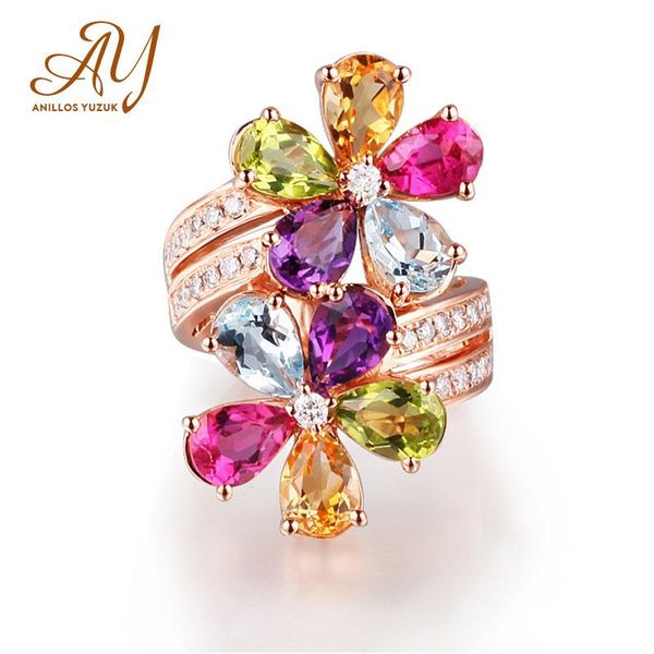 cluster rings colorful cz crystal 925 sterling silver jewelry flower party ring for women wedding engagement resizable, Golden;silver
cluster rings colorful cz crystal 925 sterling silver jewelry flower party ring for women wedding engagement resizable, Golden;silver