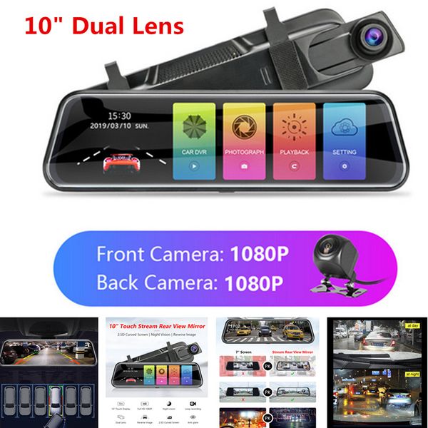 10inch car dvr rear view mirror recorders dash cam full hd 1080p touch screen
10inch car dvr rear view mirror recorders dash cam full hd 1080p touch screen