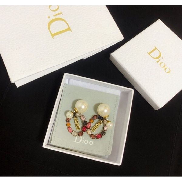 70% off outlet online 2021 new net red with color diamond pearl earrings, Silver
70% off outlet online 2021 new net red with color diamond pearl earrings, Silver