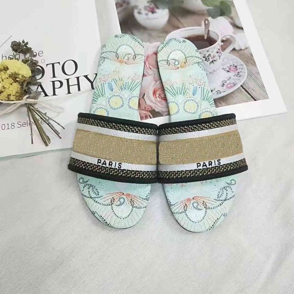 2021 women dway slide designer flat slipper multicolor embroidered cotton leather printed insole fashion summer beach flip flops zlh, Black
2021 women dway slide designer flat slipper multicolor embroidered cotton leather printed insole fashion summer beach flip flops zlh, Black
