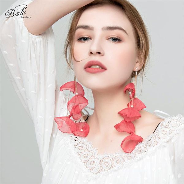 badu long dangle earrings yarn flower handmade bohemian jewelry drop for women holiday gift fashion wholesale & chandelier, Silver
badu long dangle earrings yarn flower handmade bohemian jewelry drop for women holiday gift fashion wholesale & chandelier, Silver