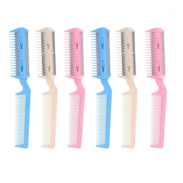 6pcs hair combs double-sided scissors thinning razor hairdressing tool for barber home salon1, Silver
6pcs hair combs double-sided scissors thinning razor hairdressing tool for barber home salon1, Silver