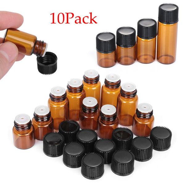 1/2/3/5ml mini essential oil bottle jar orifice brown reducer & cap refillable bottles glass vials cosmetic containers storage jars
1/2/3/5ml mini essential oil bottle jar orifice brown reducer & cap refillable bottles glass vials cosmetic containers storage jars