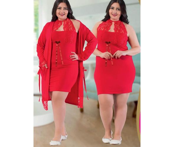 women's sleepwear nightgown dressing gown suit lace oversized plus size cotton thin soft underwear comfortable to wear on bed 2 piec, Black;red
women's sleepwear nightgown dressing gown suit lace oversized plus size cotton thin soft underwear comfortable to wear on bed 2 piec, Black;red