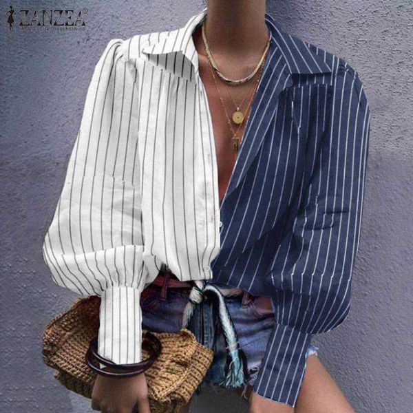 women's blouses & shirts blouses plus size puff sleeve womens spring fashion striped elegant lady turn down collar casual solid o7rn, White
women's blouses & shirts blouses plus size puff sleeve womens spring fashion striped elegant lady turn down collar casual solid o7rn, White