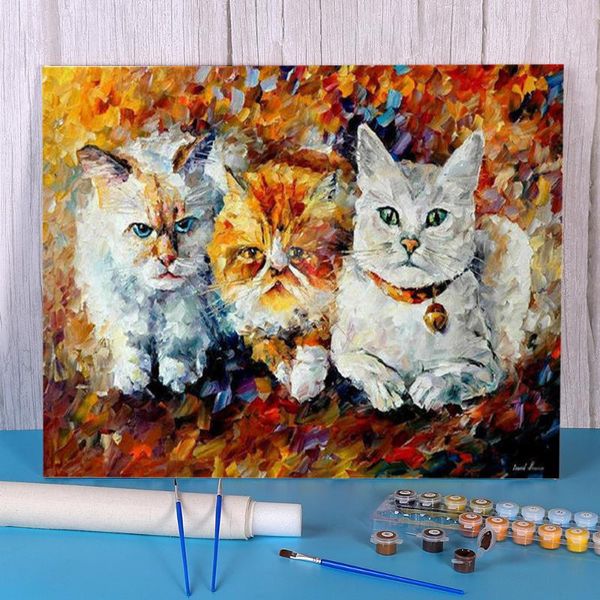 paintings oil painting style kittens diy by numbers set paints 40*50 boards loft wall picture kids drawing
paintings oil painting style kittens diy by numbers set paints 40*50 boards loft wall picture kids drawing