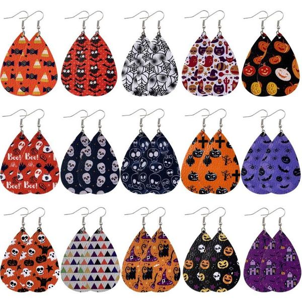 dangle & chandelier fashion halloween pattern teardrop faux leather earrings for women skull punk long lightweight drop earings wholesale, Silver
dangle & chandelier fashion halloween pattern teardrop faux leather earrings for women skull punk long lightweight drop earings wholesale, Silver
