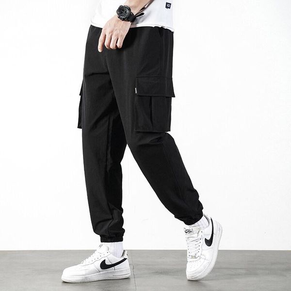 men's pants men casual outdoor male jogging military cargo work tactical tracksuit plus size fashion solid clothing, Black
men's pants men casual outdoor male jogging military cargo work tactical tracksuit plus size fashion solid clothing, Black
