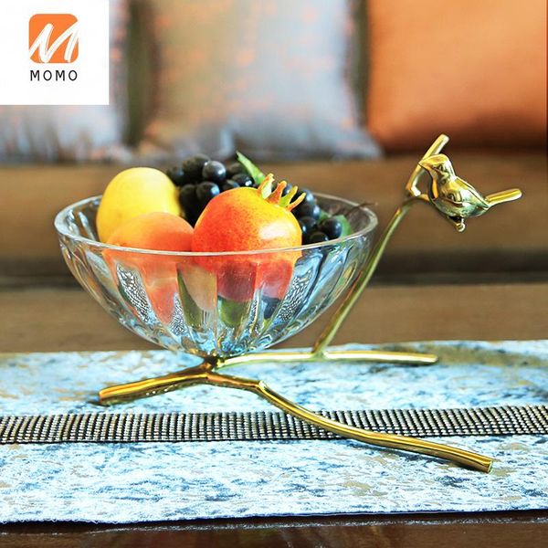 light luxury fruit plate creative living room decoration household glass pot dried tray storage bottles & jars
light luxury fruit plate creative living room decoration household glass pot dried tray storage bottles & jars