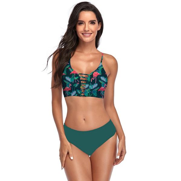 women's swimwear two-pieces brazilian bikinis 2021 mujer string swimsuit female pleated bikini set printed women bathing suit, White;black
women's swimwear two-pieces brazilian bikinis 2021 mujer string swimsuit female pleated bikini set printed women bathing suit, White;black