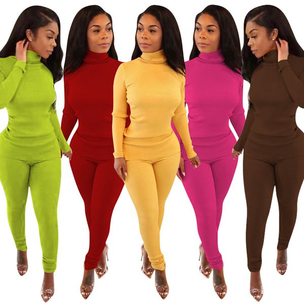women candy color tracksuits fashion turtleneck t-shirt tight leggings two piece sets designer female casual knitted rib joggers suits, Gray
women candy color tracksuits fashion turtleneck t-shirt tight leggings two piece sets designer female casual knitted rib joggers suits, Gray