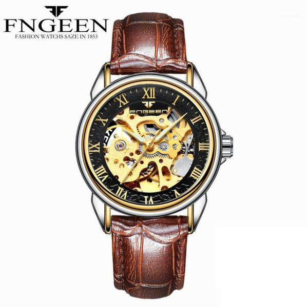 wristwatches skeleton wristwatch relogio hour brand feminino automatic mechanical watch female tourbillon clock women watche, Slivery;brown
wristwatches skeleton wristwatch relogio hour brand feminino automatic mechanical watch female tourbillon clock women watche, Slivery;brown