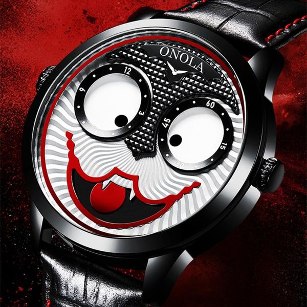 wristwatches men's quartz watch, casual fashion clown unique design, leather strap, waterproof, 2021, Slivery;brown
wristwatches men's quartz watch, casual fashion clown unique design, leather strap, waterproof, 2021, Slivery;brown
