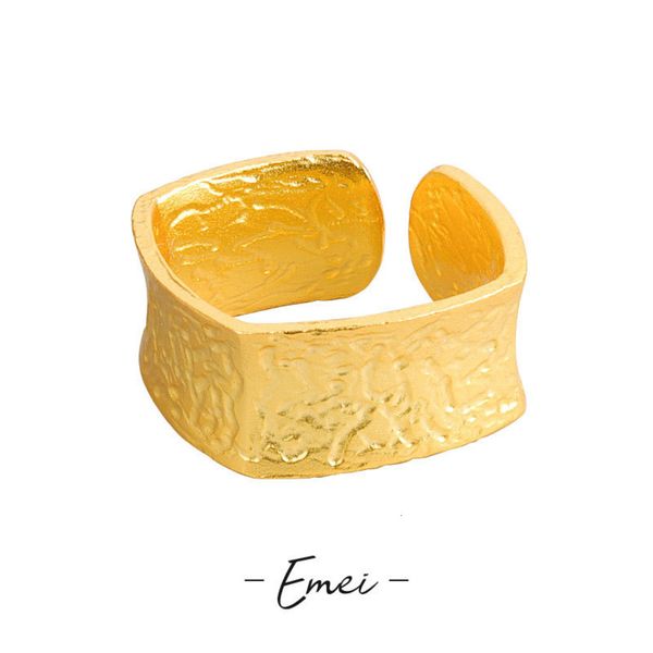 korean version 925 with irregular concave convex gold silver foil fingerprint square female ring, Black
korean version 925 with irregular concave convex gold silver foil fingerprint square female ring, Black