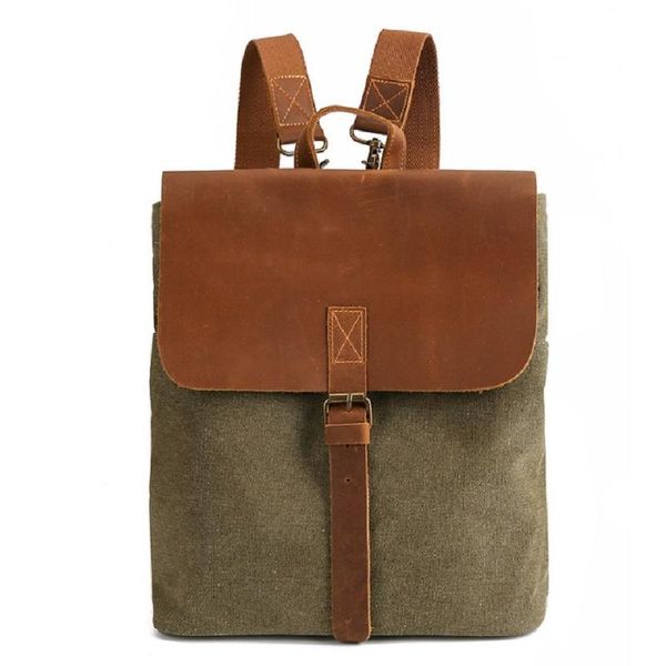 backpack vintage canvas women 2021 retro back bags crazy horse leather female travel shoulder
backpack vintage canvas women 2021 retro back bags crazy horse leather female travel shoulder