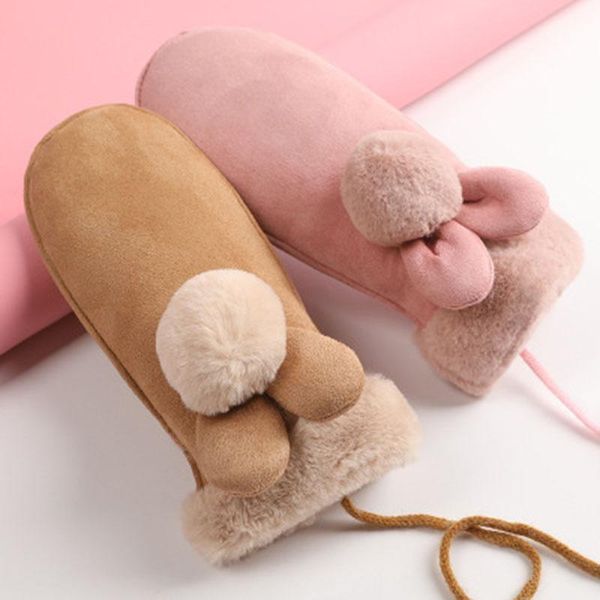 five fingers gloves lovely cartoon suede super ears plush hanging neck women plus velvet warm winter soft hair ball mittens d94, Blue;gray
five fingers gloves lovely cartoon suede super ears plush hanging neck women plus velvet warm winter soft hair ball mittens d94, Blue;gray
