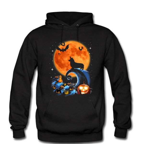 men's hoodies & sweatshirts dog halloween with moon and pumpkin outfit winter cotton fleece hooded sweatshirt clothing, Black
men's hoodies & sweatshirts dog halloween with moon and pumpkin outfit winter cotton fleece hooded sweatshirt clothing, Black