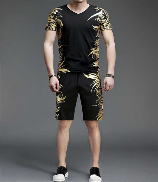 men's tracksuits summer 2pc sports suit short sleeve man sweatshirt ht78, Gray
men's tracksuits summer 2pc sports suit short sleeve man sweatshirt ht78, Gray