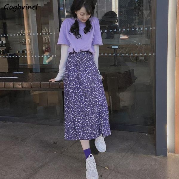 women's tracksuits women sets purple solid o-neck short sleeve shirts floral high waist elastic skirts sweet tender korean style fashio, Gray
women's tracksuits women sets purple solid o-neck short sleeve shirts floral high waist elastic skirts sweet tender korean style fashio, Gray