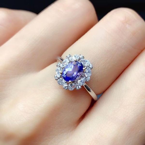 cluster rings natural tanzanite ring, s925 sterling silver lady jewelry, simple and exquisite engagement ring, Golden;silver
cluster rings natural tanzanite ring, s925 sterling silver lady jewelry, simple and exquisite engagement ring, Golden;silver