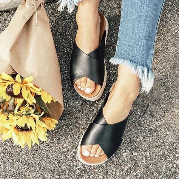 slippers peep toe casual summer beach retro home travel breathable daily wedge platform faux suede wear resistant non slip women, Black
slippers peep toe casual summer beach retro home travel breathable daily wedge platform faux suede wear resistant non slip women, Black