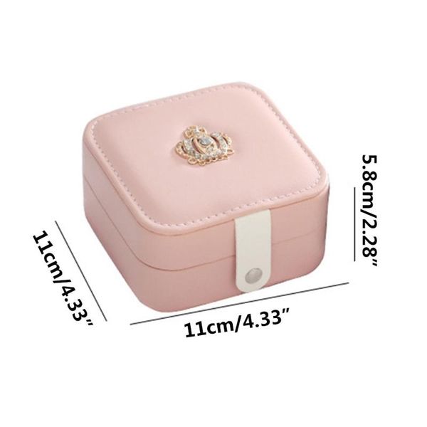 portable travel leather jewelry organizer display earrings rings necklace storage case jewellery box for women girls gifts boxes & bins
portable travel leather jewelry organizer display earrings rings necklace storage case jewellery box for women girls gifts boxes & bins