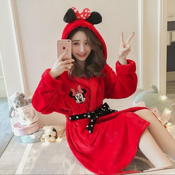 winter bathrobe pajamas bath women sleepwear flannel warm robe robes coral velvet cartoon lovely nightgowns homewear, Black;red
winter bathrobe pajamas bath women sleepwear flannel warm robe robes coral velvet cartoon lovely nightgowns homewear, Black;red