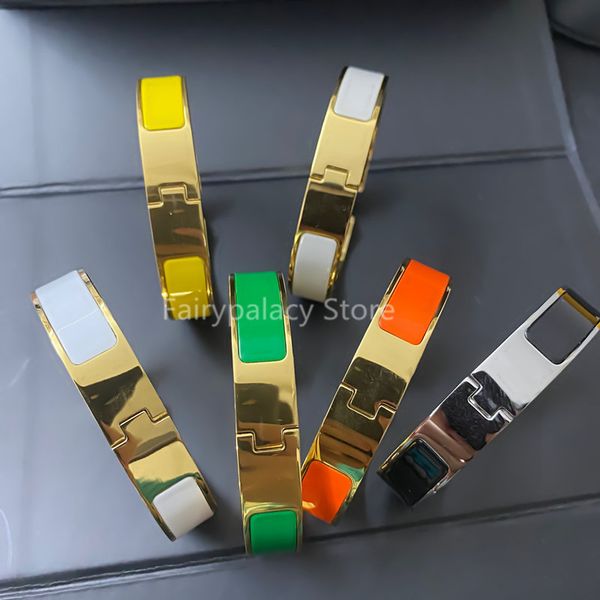 luxury designer fashion bangle fine bracelets 316l titanium steel enamel colorful woman bracelet for man womens jewelry gift, Black
luxury designer fashion bangle fine bracelets 316l titanium steel enamel colorful woman bracelet for man womens jewelry gift, Black