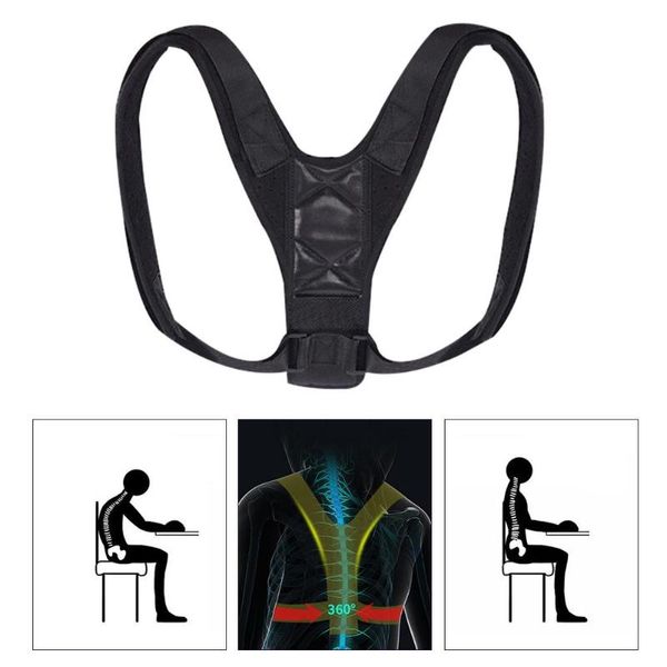 posture corrector scoliosis back brace spine corset belt shoulder therapy support poor correction men woman, Black;blue
posture corrector scoliosis back brace spine corset belt shoulder therapy support poor correction men woman, Black;blue