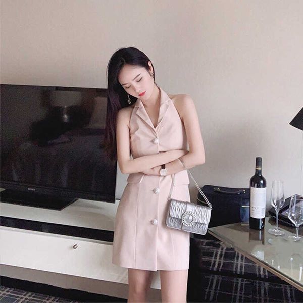 luxury evening dress 2021 summer neckline backls slim fit large pearl single breasted celebrity temperament small woman, Black;gray
luxury evening dress 2021 summer neckline backls slim fit large pearl single breasted celebrity temperament small woman, Black;gray