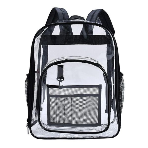 fahion pvc waterproof transparent school bag see through backpacks durable large travel backpack solid clear bags
fahion pvc waterproof transparent school bag see through backpacks durable large travel backpack solid clear bags