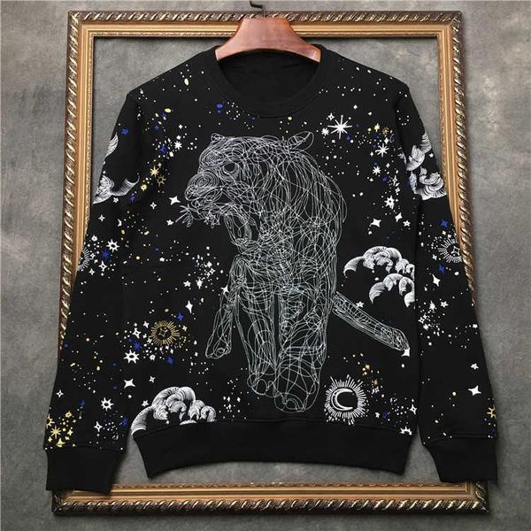 men's hoodies & sweatshirts spring women/men's 2021 cotton fashion animal print o-neck a200, Black
men's hoodies & sweatshirts spring women/men's 2021 cotton fashion animal print o-neck a200, Black