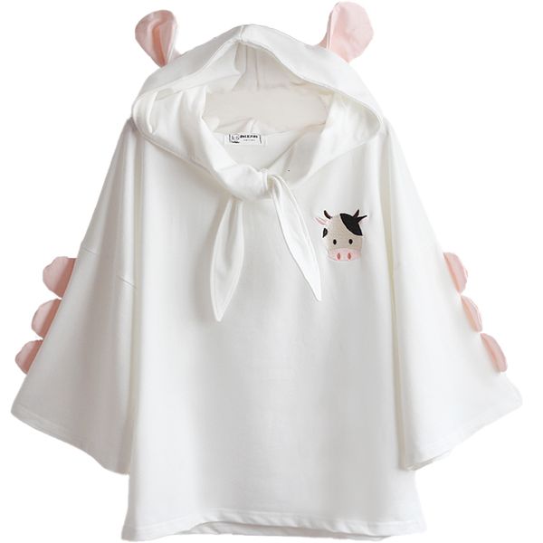 summer soft girls kawaii t-shirt women clothes harajuku pink cute graphic white shirt cow ear hooded short sleeve tee
summer soft girls kawaii t-shirt women clothes harajuku pink cute graphic white shirt cow ear hooded short sleeve tee