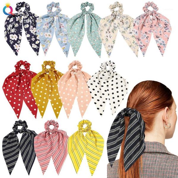 vintage elastic hair band floral ponytail holder scrunchies retro striped rope long dot ties female gift headwear1
vintage elastic hair band floral ponytail holder scrunchies retro striped rope long dot ties female gift headwear1