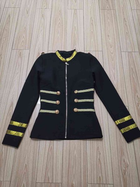 women's jackets european and american high-quality star stand collar slim zipper jacket yhio, Black;brown
women's jackets european and american high-quality star stand collar slim zipper jacket yhio, Black;brown