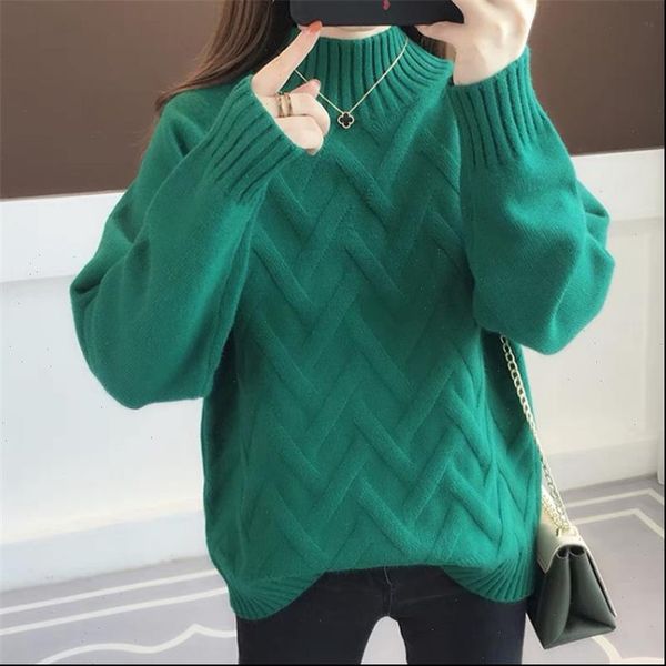 pullover sweater womens women autumn winter knit loose sweaters plus size drop high quality, White;black
pullover sweater womens women autumn winter knit loose sweaters plus size drop high quality, White;black