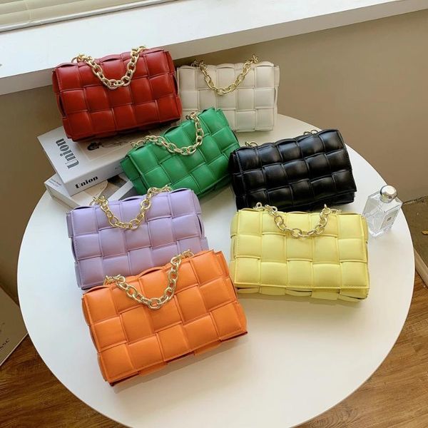 evening bags designer women's messenger handbag chain shoulder bag 2021 luxury female crossbody lady weave flap
evening bags designer women's messenger handbag chain shoulder bag 2021 luxury female crossbody lady weave flap