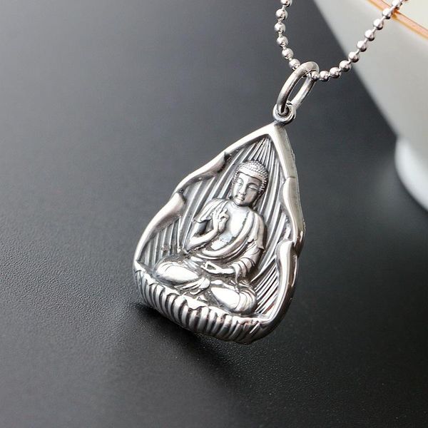 lockets retro thai silver jewelry wholesale s925 sterling pendant mantra buddha pendants men and women
lockets retro thai silver jewelry wholesale s925 sterling pendant mantra buddha pendants men and women