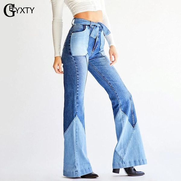 women's jeans gbyxty plus size 3xl vintage patchwork belt denim flare pants bell bottoms women high waist skinny stretchy trousers zl88, Blue
women's jeans gbyxty plus size 3xl vintage patchwork belt denim flare pants bell bottoms women high waist skinny stretchy trousers zl88, Blue