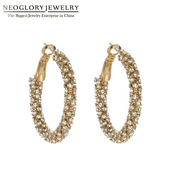hoop & huggie neoglory jewelry charm rhinestone circle earrings for women gold silver color personality white loop gift 35mm, Golden;silver
hoop & huggie neoglory jewelry charm rhinestone circle earrings for women gold silver color personality white loop gift 35mm, Golden;silver