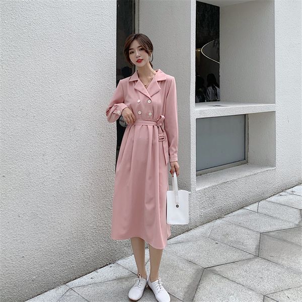 autumn pink female all-match plus sweet office lady slender waist-controlled cute feminine fresh dresses 210421, Black;gray
autumn pink female all-match plus sweet office lady slender waist-controlled cute feminine fresh dresses 210421, Black;gray