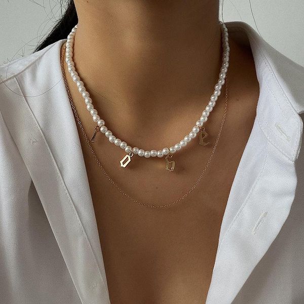 chokers fashion pearl letter necklaces & pendants for women 2021 chains pendant double choker jewelry accessories gift, Golden;silver
chokers fashion pearl letter necklaces & pendants for women 2021 chains pendant double choker jewelry accessories gift, Golden;silver