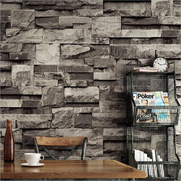 wallpapers black gray waterproof retro brick 3d pvc wallpaper home decoration wall sticker mural restaurant living room
wallpapers black gray waterproof retro brick 3d pvc wallpaper home decoration wall sticker mural restaurant living room