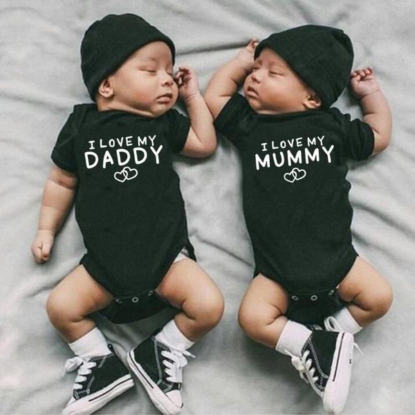 rompers i love my daddy mummy twins baby bodysuit cotton summer short sleeve boy girl clothes born outfits, Blue
rompers i love my daddy mummy twins baby bodysuit cotton summer short sleeve boy girl clothes born outfits, Blue