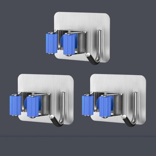2pcs adhesive multi-purpose hooks wall mounted mop organizer holder rackbrush broom hanger hook kitchen bathroom strong & rails
2pcs adhesive multi-purpose hooks wall mounted mop organizer holder rackbrush broom hanger hook kitchen bathroom strong & rails