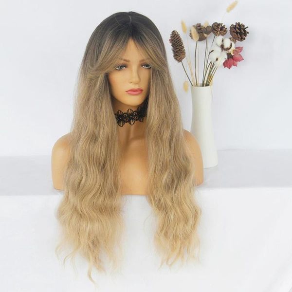 synthetic wigs anogol long black to brown ombre for black/white women glueless wavy cosplay heat resistant daily wig
synthetic wigs anogol long black to brown ombre for black/white women glueless wavy cosplay heat resistant daily wig