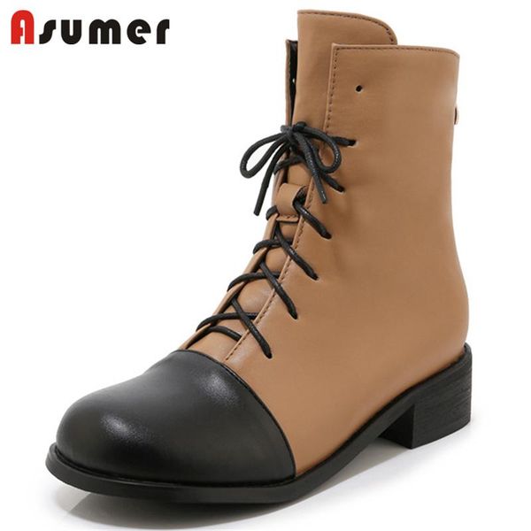 boots asumer 2021 large size 48 women ankle mixed colors round toe autumn winter short fashion square heels shoes ladies, Black
boots asumer 2021 large size 48 women ankle mixed colors round toe autumn winter short fashion square heels shoes ladies, Black